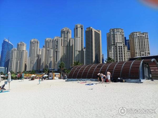 Пляж Jumeirah Beach Residence (ОАЭ, Дубай) фото