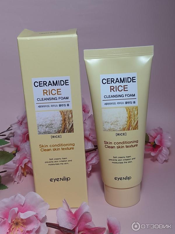 Пенка для умывания Eyenlip Ceramide Rice фото