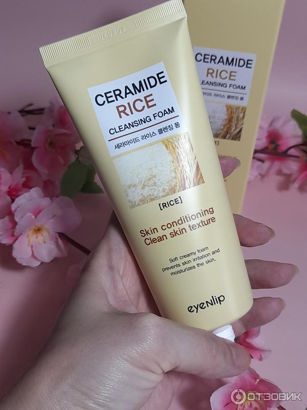 Пенка для умывания Eyenlip Ceramide Rice фото