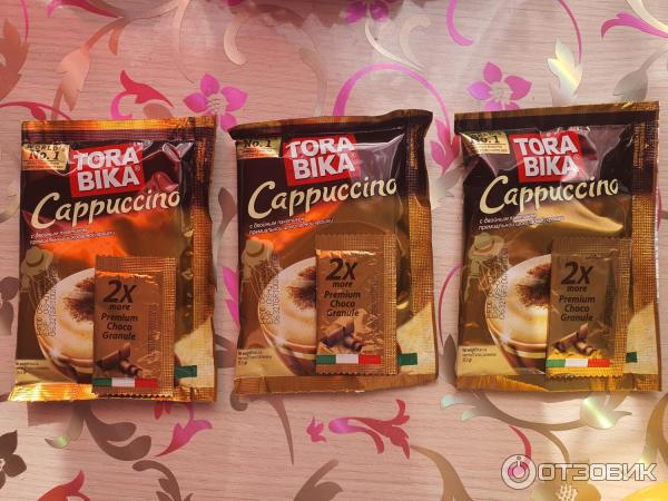 Отзыв о Кофейный напиток Torabika Cappuccino с двойным пакетиком ...