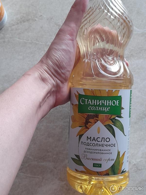 Отзыв о Подсолнечное масло "Станичное солнце" | Неплохое масло