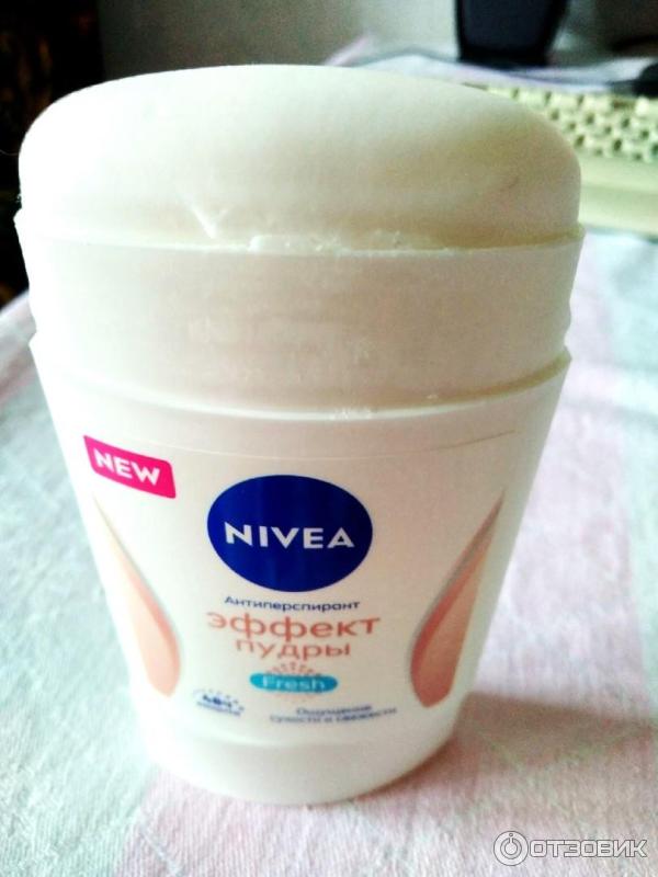 Твердый дезодорант-антиперспирант Nivea Эффект пудры fresh фото