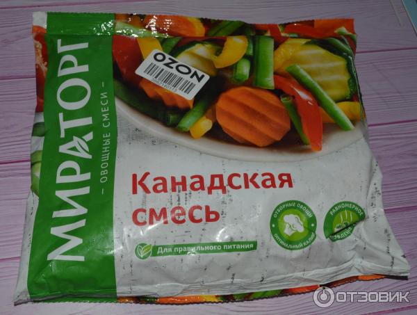 Отзыв о Замороженные овощи Мираторг "Канадская смесь" | яркая и ...