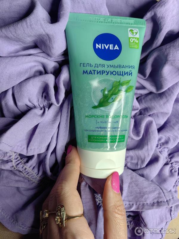 Отзыв о Матирующий гель для умывания Nivea с морскими водорослями и ...