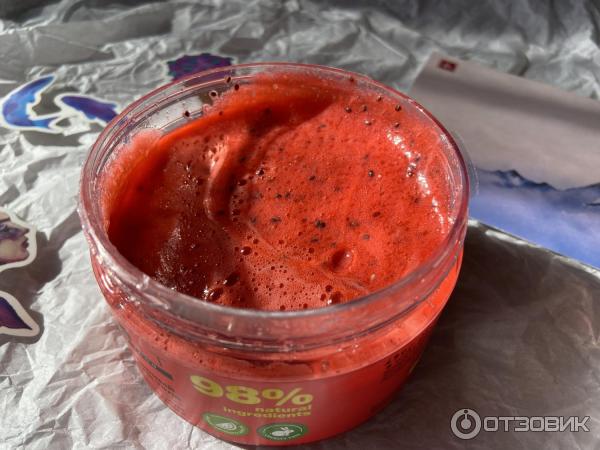 Отзыв о Сахарный скраб для тела MIXIT Super Food с экстрактом арбуза и ...