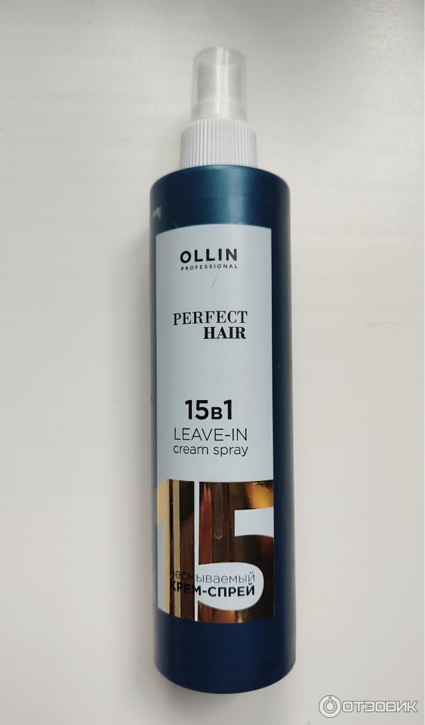 Несмываемый крем-спрей для волос Ollin perfect hair 15 в 1 фото