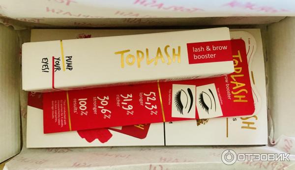 Сыворотка для роста бровей и ресниц TopLash Lash and Brow Booster фото