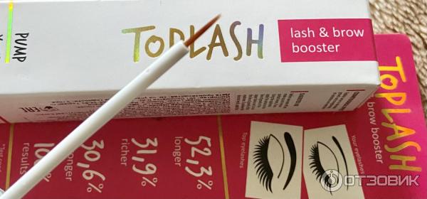 Сыворотка для роста бровей и ресниц TopLash Lash and Brow Booster фото