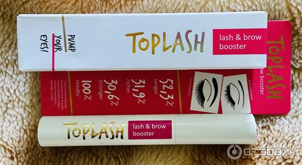 Сыворотка для роста бровей и ресниц TopLash Lash and Brow Booster фото