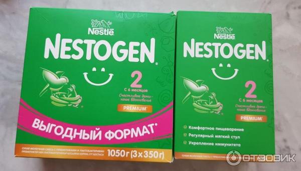 Молочная смесь Nestle Nestogen 2 premium фото