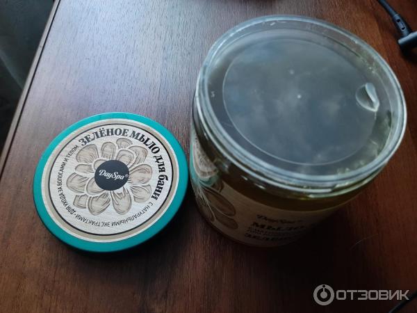 Отзыв о Зеленое мыло для бани Day Spa | Неплохое мыло для бани