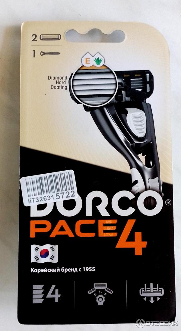 Отзыв о Бритвенный станок Dorco Pace 4 | Добротный станок...