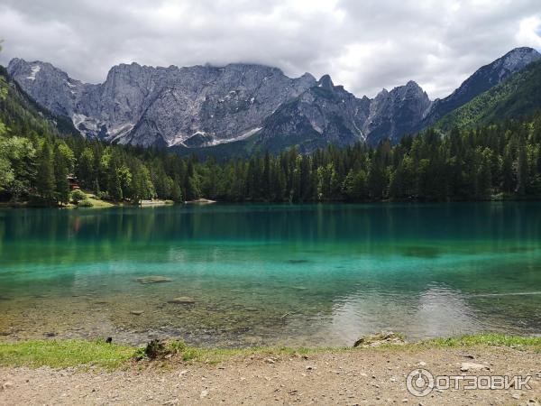 Озера Lago Inferiore di Fusine (Италия, Удине) фото