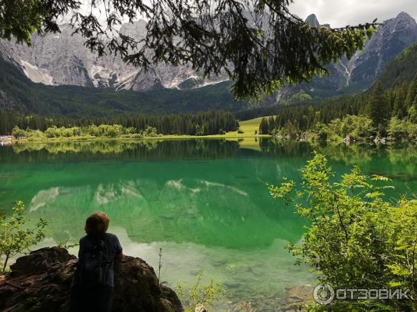 Озера Lago Inferiore di Fusine (Италия, Удине) фото