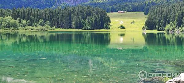 Озера Lago Inferiore di Fusine (Италия, Удине) фото