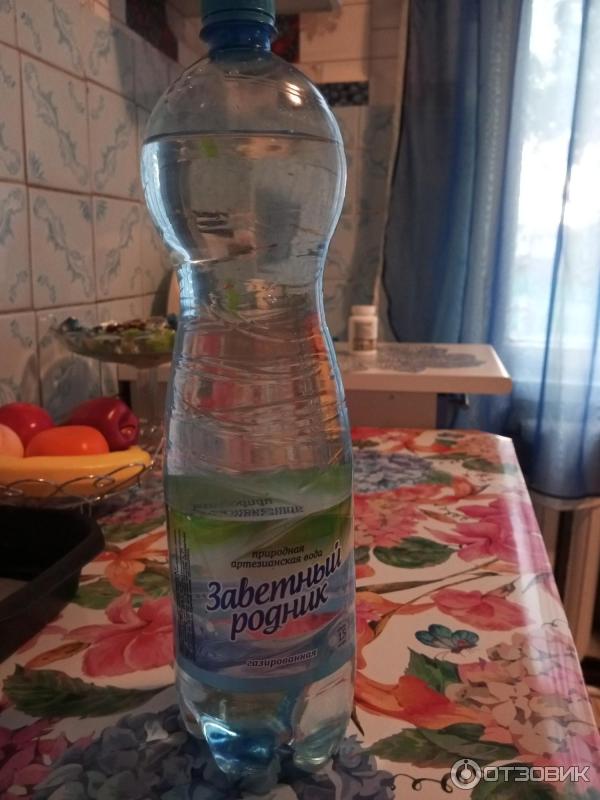 Отзыв о Сильногазированная питьевая вода "Заветный Родник" | Хорошая ...