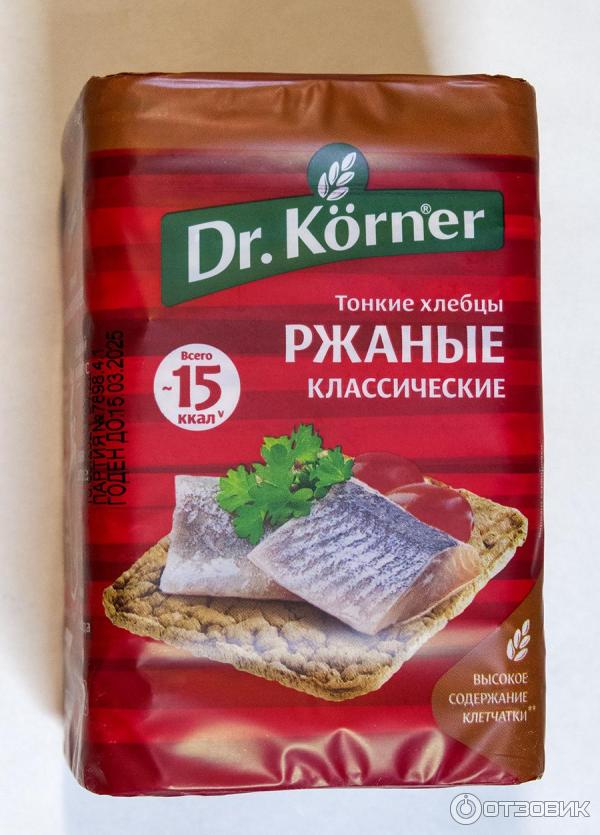 Хлебцы Dr. Korner ржаные классические фото