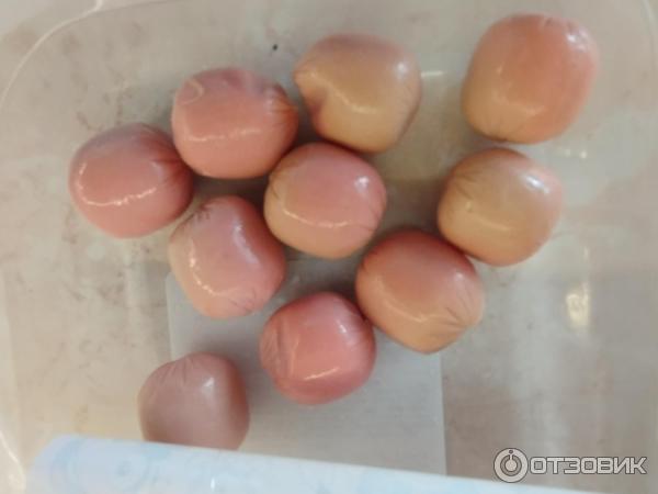 Отзыв о Колбаски вареные Мясной дом Бородина "Крошка Нямми ...