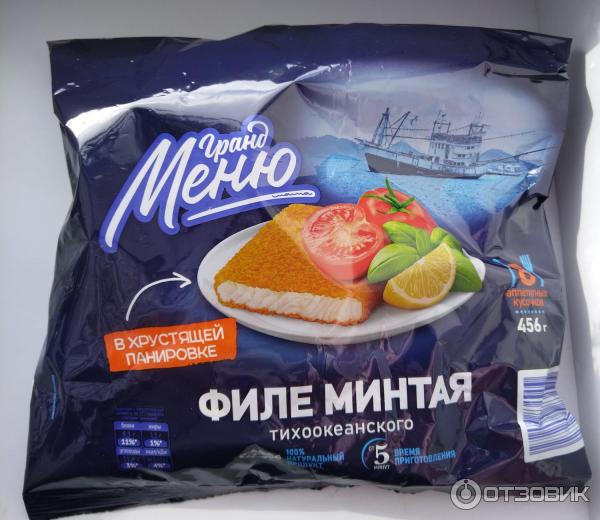 Отзыв о Филе минтая в панировке Гранд Меню | Отлично для быстрого и ...