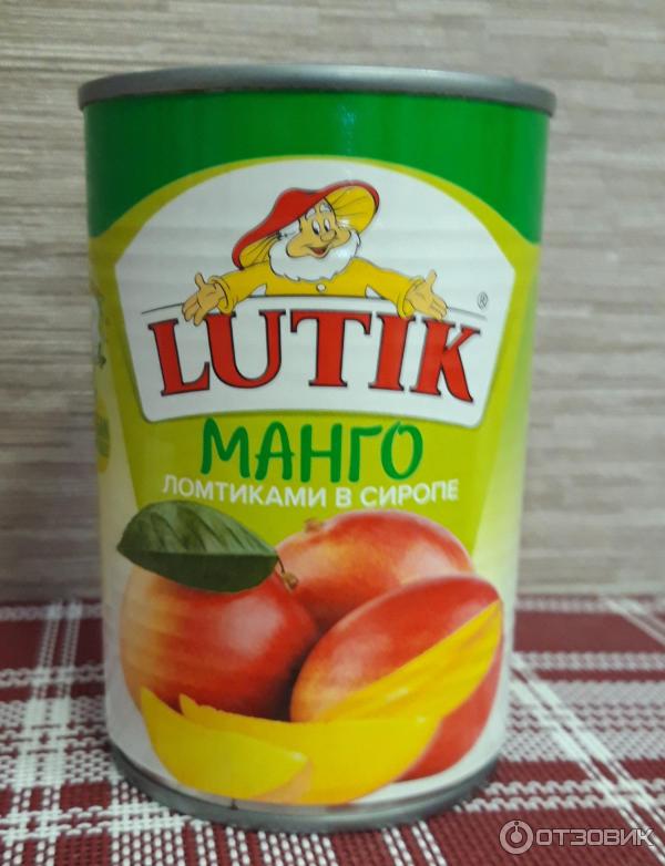 Манго ломтиками в сиропе Lutik фото