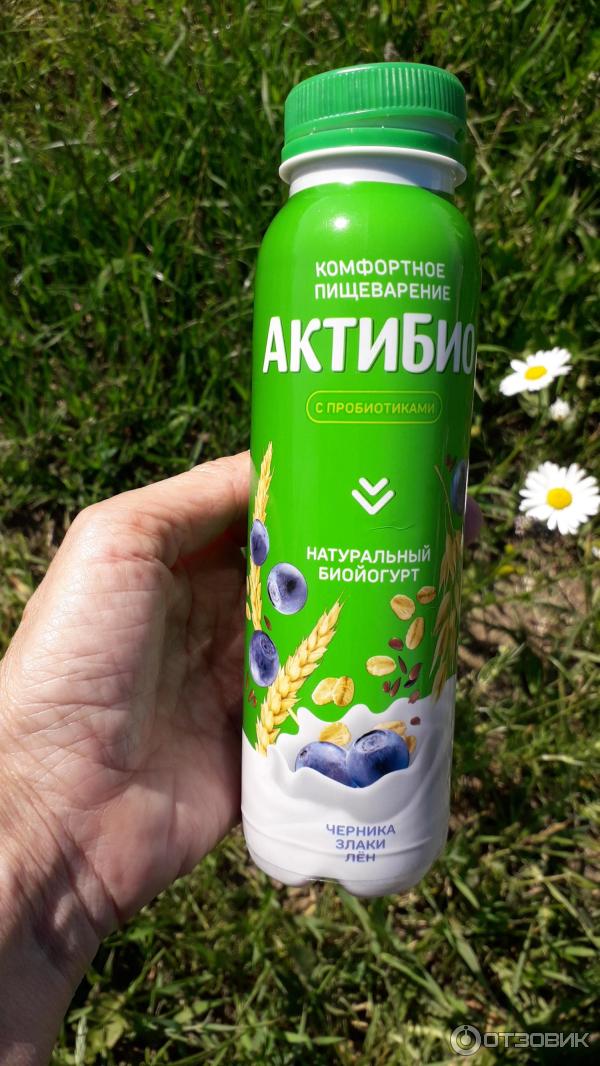 Отзыв о Натуральный биойогурт АктиБио с пробиотиками | Приятный йогурт ...