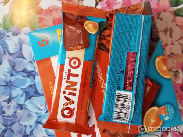 Отзыв о Десерт с какао Essen Qvinto "Апельсиновый" | Яркий вкус