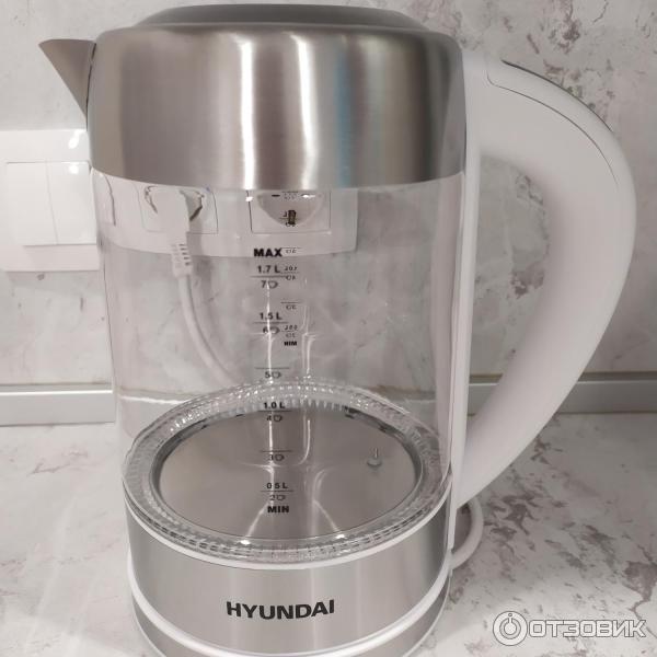 Отзыв о Чайник электрический Hyundai HYK-S5807 | Кухонный стиляга :)