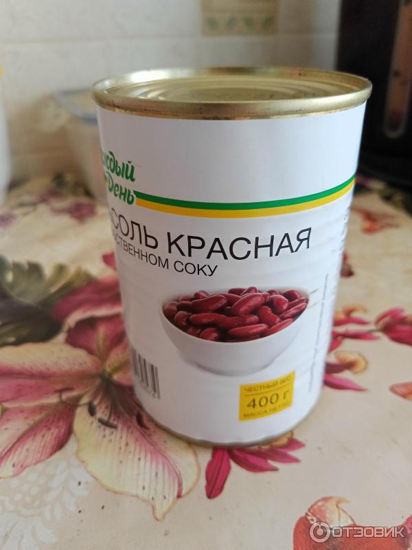 Отзыв о Консервированная фасоль в томатном соусе "Каждый день" | На ...
