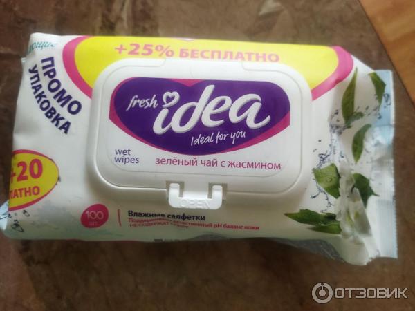 Влажные салфетки Fresh Idea фото