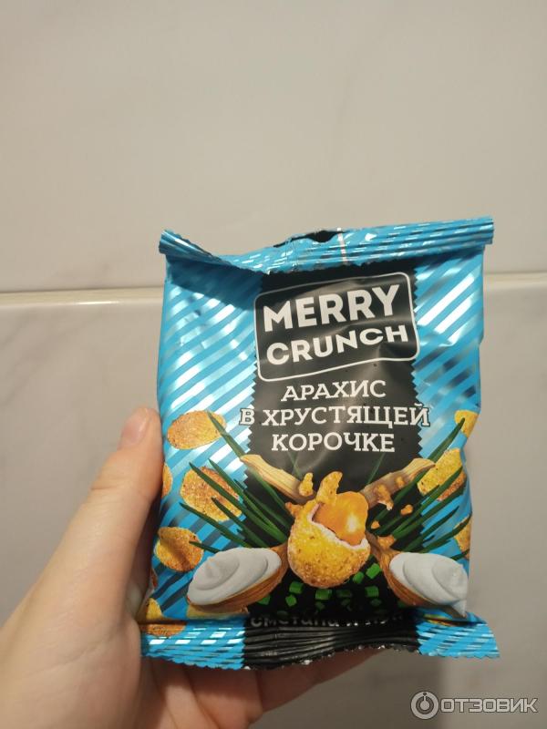Отзыв о Арахис ЭкоПродПак Merry Crunch | Со вкусом сметаны и лука ...