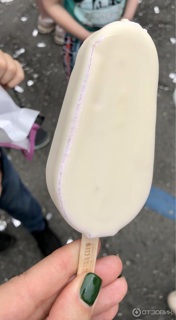 Отзыв о Мороженое эскимо Burenka Club Черная смородина | Ягодное летнее ...