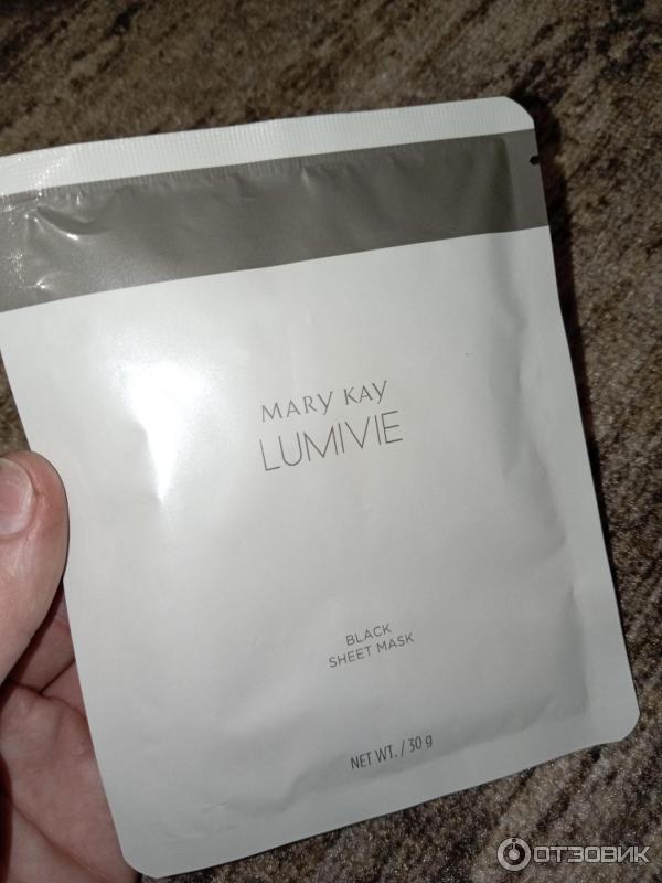 Отзыв о Черная листовая маска Mary Kay LumiVie | Восторг