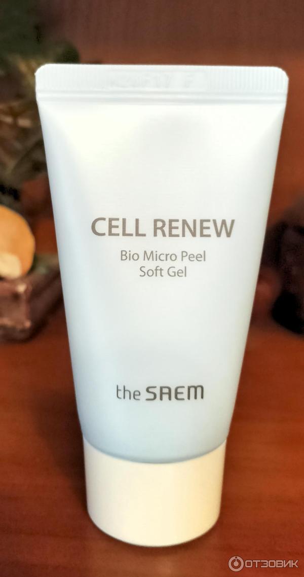 Гель-пилинг для лица The Saem Cell Renew Bio Micro Peel Soft Gel фото