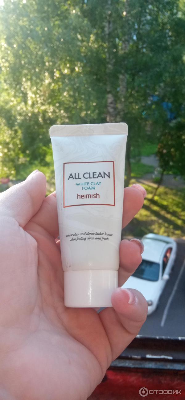 Пенка для умывания Heimish All Clean с белой глиной фото