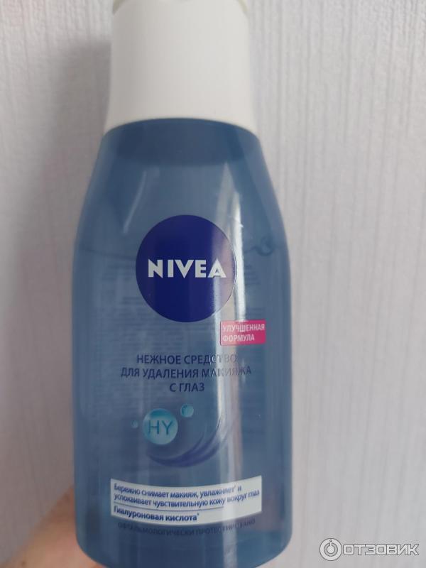 Нежное средство для удаления макияжа с глаз NIVEA фото