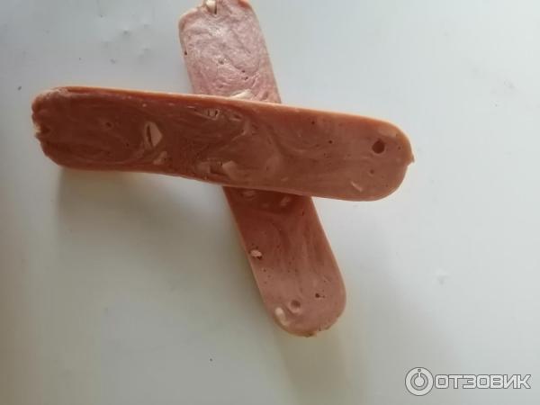 Отзыв о Сосиски Дым Дымыч "С сыром" | Средние сосиски