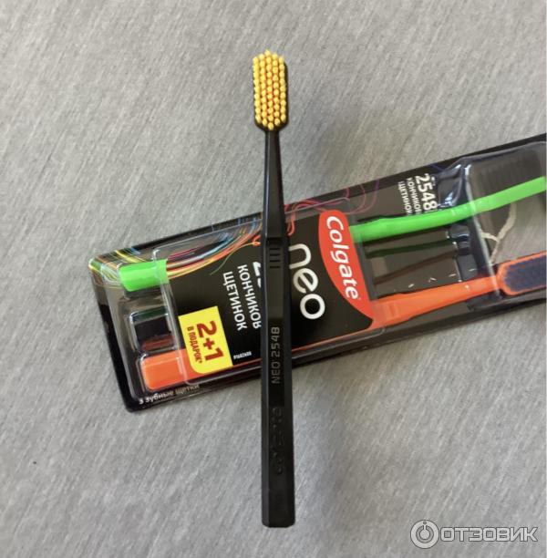 Отзыв о Зубная щетка Colgate neo 2548 кончиков щетинок | Бюджетные и ...