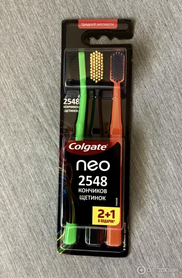 Отзыв о Зубная щетка Colgate neo 2548 кончиков щетинок | Бюджетные и ...