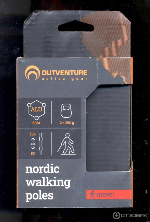 Палки для скандинавской ходьбы Outventure Nordic Walking Poles фото