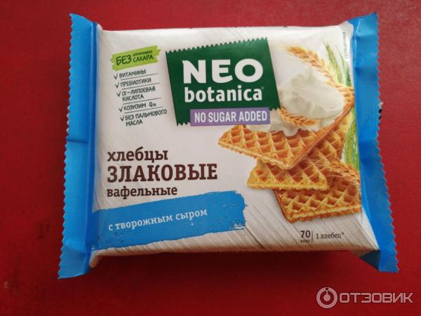 Хлебцы злаковые вафельные РотФронт Eko-Botanica С творожным сыром фото