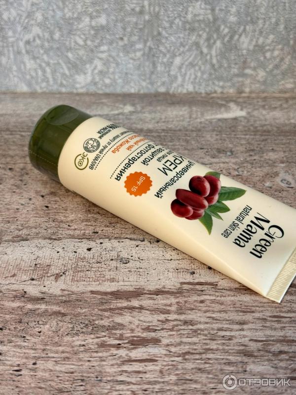 Отзыв о Крем для лица Green mama с защитой от фотостарения SPF 15 ...