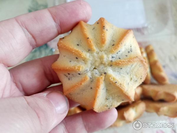 Отзыв о Печенье сдобное Хлебное местечко "Маковая звездочка" | Вкусное ...