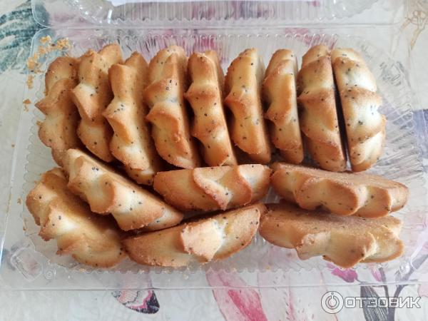 Отзыв о Печенье сдобное Хлебное местечко "Маковая звездочка" | Вкусное ...