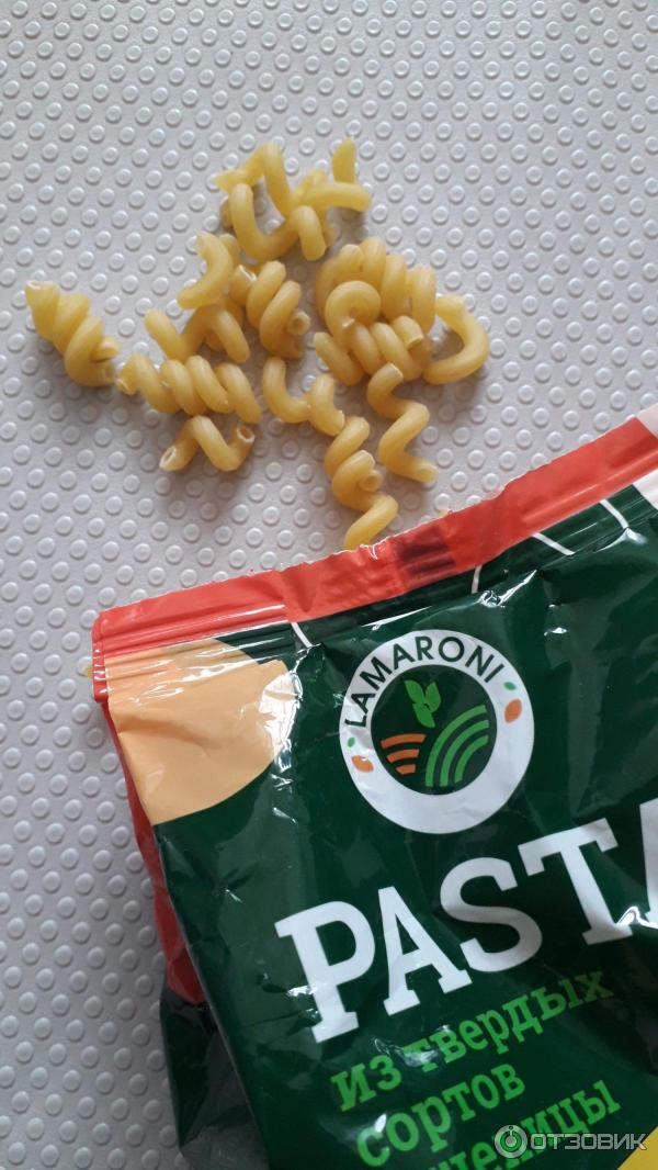 Отзыв о Макаронные изделия Lamaroni из твердых сортов пшеницы "Пружинка ...