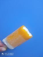 Пломбир ванильный в апельсиновой глазури "Чистая Линия" фото