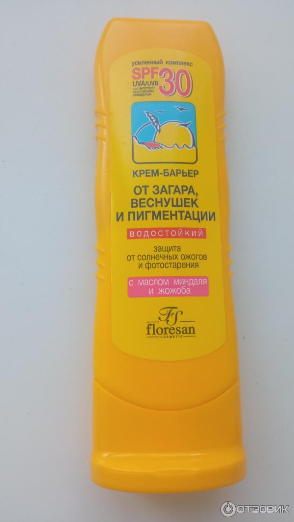 Отзыв о Крем-барьер от загара, веснушек и пигментации Floresan SPF 30 ...