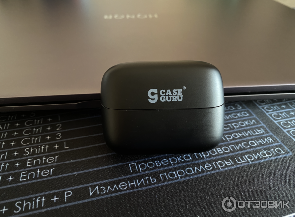 Беспроводные Bluetooth-наушники CaseGuru CGPods Air Pro с микрофоном Black фото