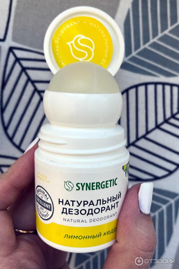 Отзыв о Дезодорант натуральный "Synergetic" "Лимонный кедр | Очень ...