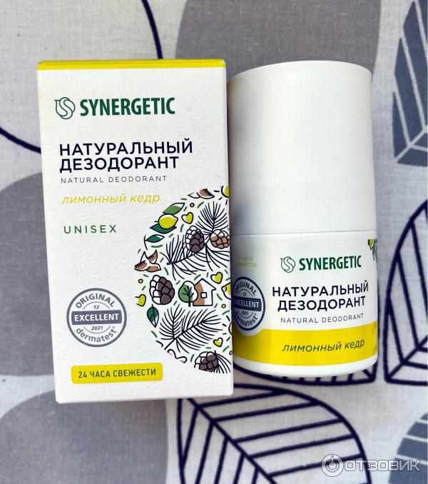 Отзыв о Дезодорант натуральный "Synergetic" "Лимонный кедр | Очень ...