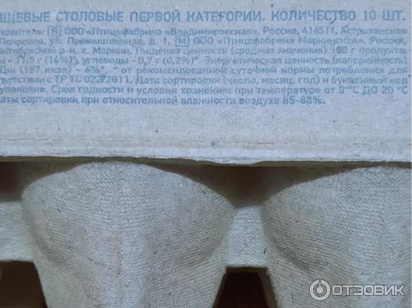 Отзыв о Яйца куриные "Щедрый год" | Вся ценность яйца заключается в его ...